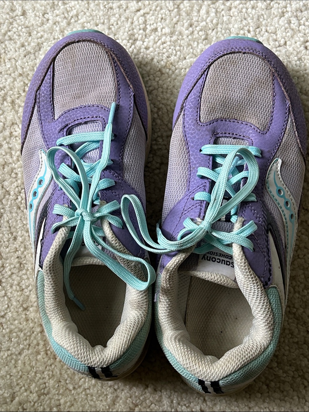 Saucony Cohesion Running Shoes-Girls size 4.5
